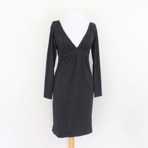 Susana Monaco Black Empire Waist Dress Medium